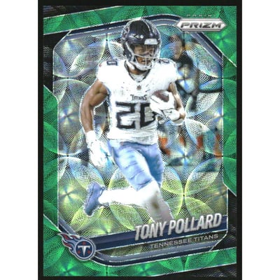 2025 Panini Prizm Prizms Green Scope #232 Tony Pollard