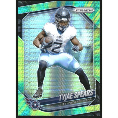 2025 Panini Prizm Prizms Hyper #270 Tyjae Spears