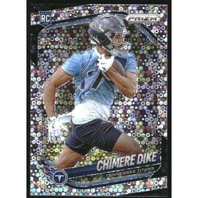 2025 Panini Prizm Prizms No Huddle #396 Chimere Dike