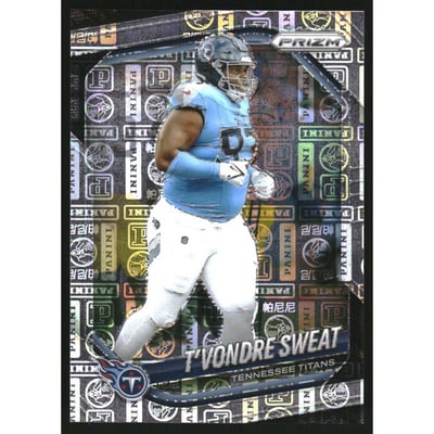 2025 Panini Prizm Prizms Panini Logo #80 T'Vondre Sweat