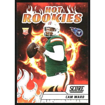 2025 Score Hot Rookies #1 Cam Ward