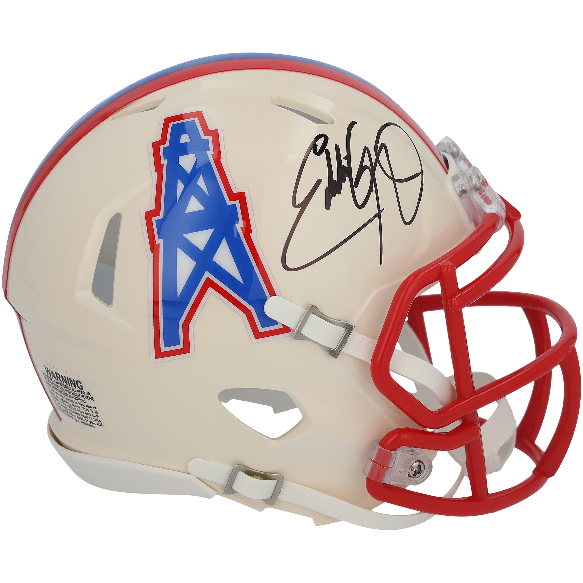 Eddie George Tennessee Titans Autographed Riddell Retro Speed Mini Helmet