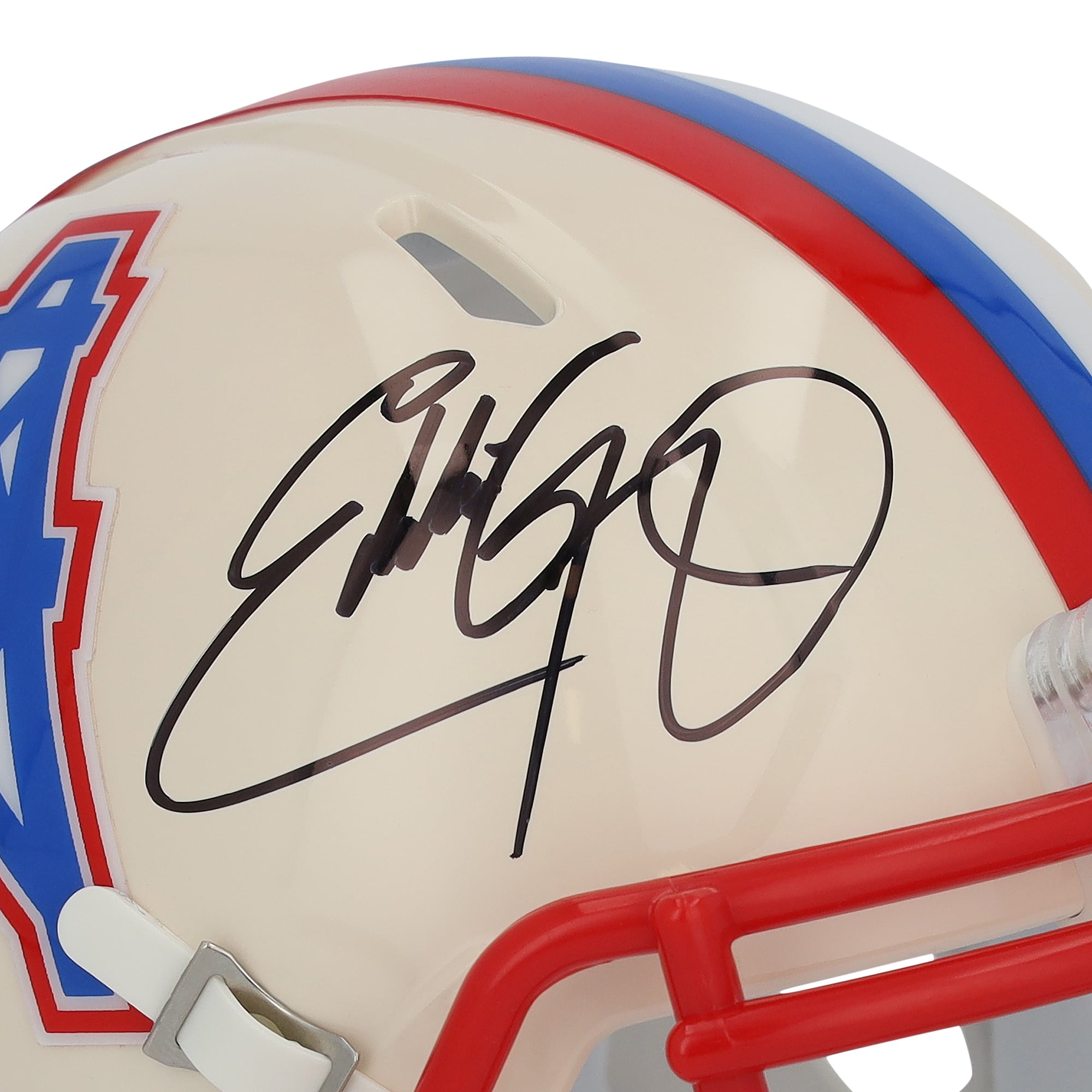 Eddie George Tennessee Titans Autographed Riddell Retro Speed Mini Helmet