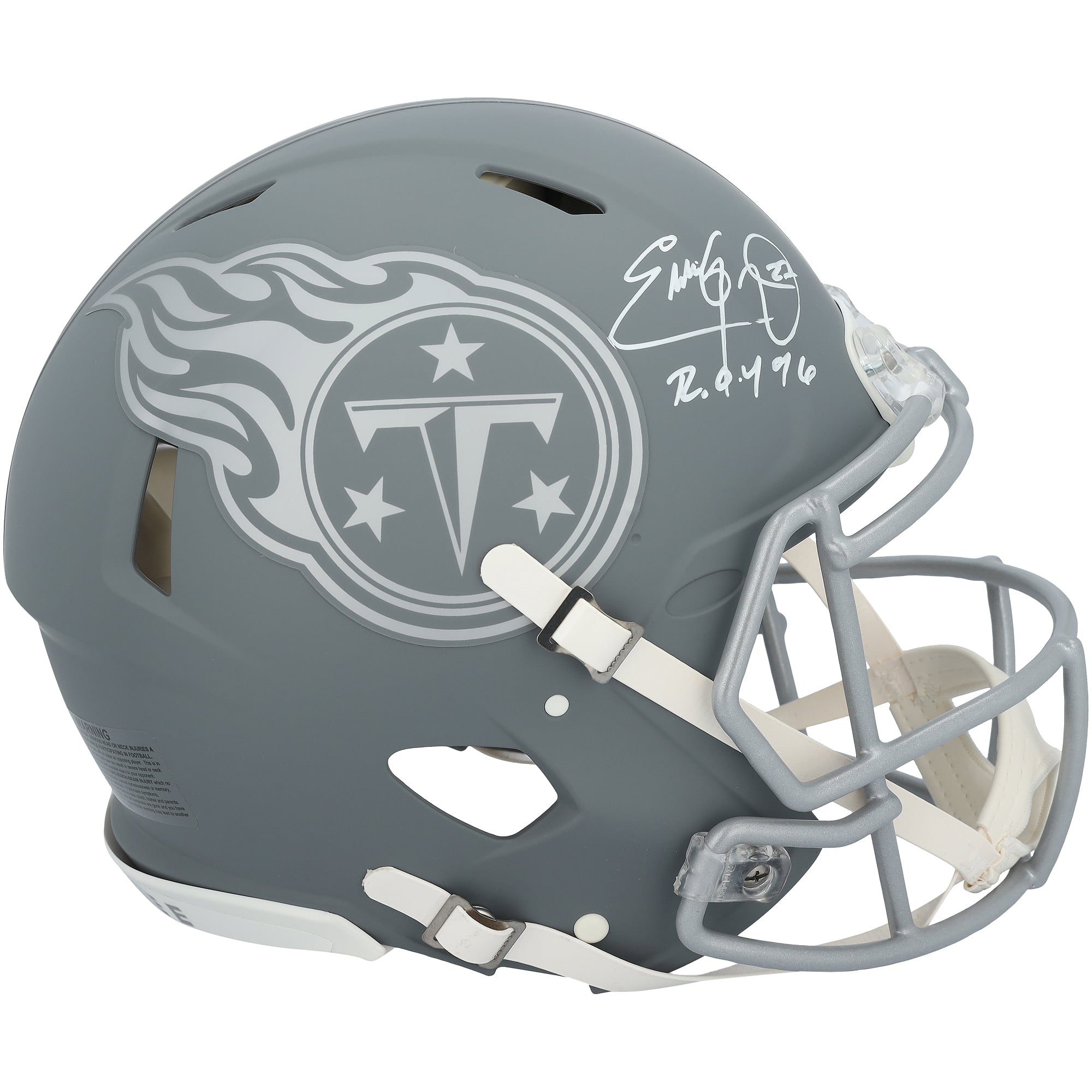 Eddie George Tennessee Titans Autographed Riddell Slate Speed Authentic Helmet with "ROY 96" Inscription