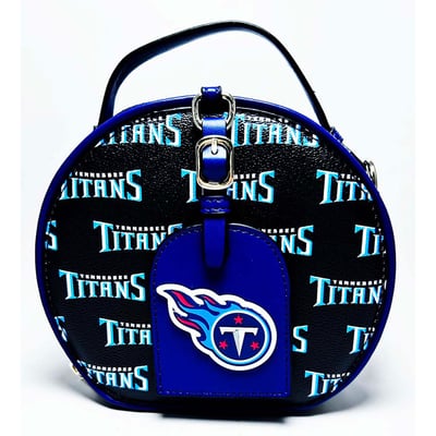  Tennessee Titans FABGATING by Cuce Repeat Logo Round Bag