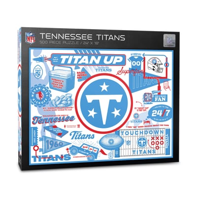Tennessee Titans Fanpoint 500-Piece Scrapbook Puzzle