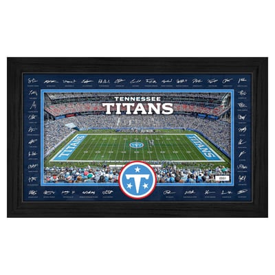 Tennessee Titans Highland Mint 12" x 20" 2026 Signature Gridiron Panoramic Framed Photo