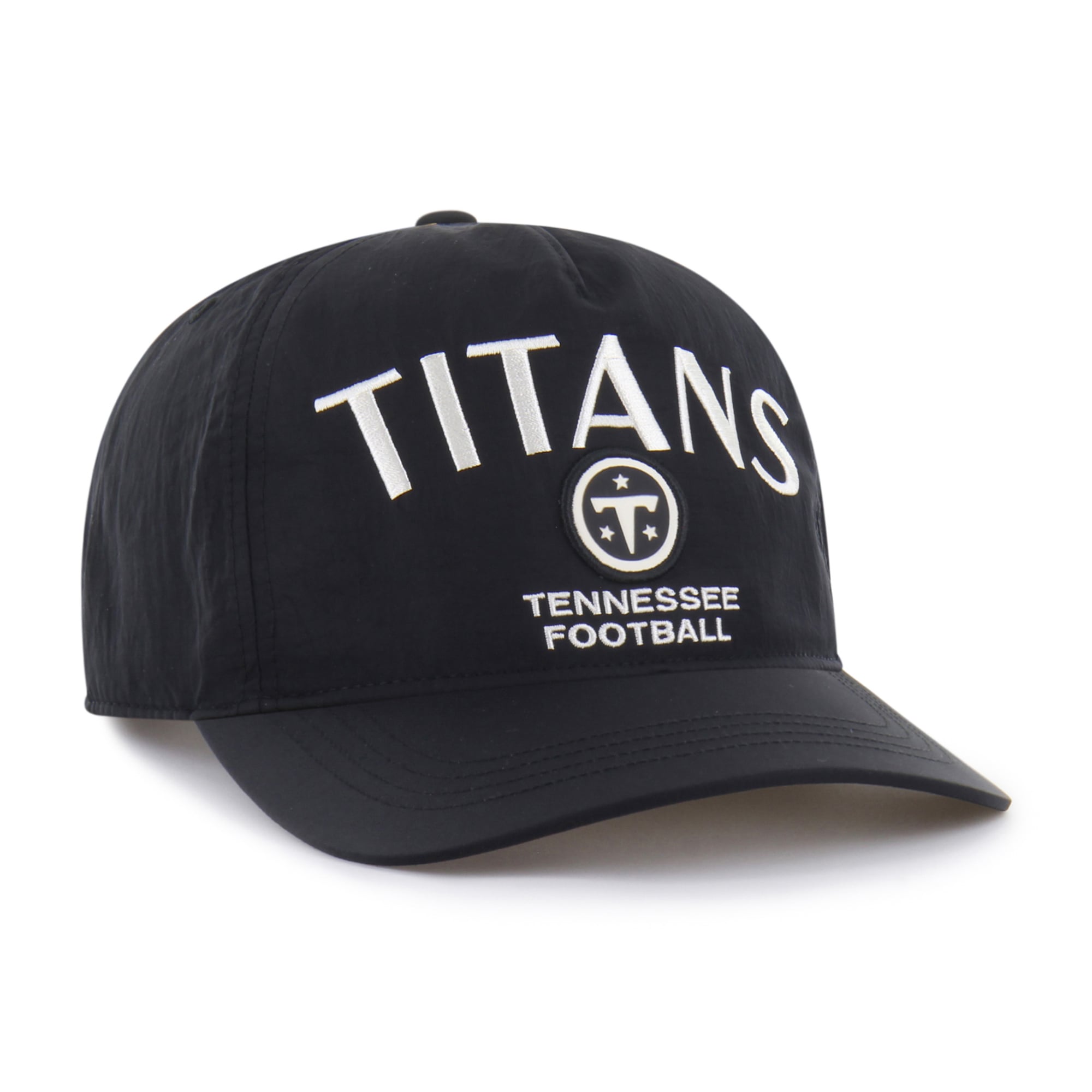 Men's '47 Black Tennessee Titans Modernia Hitch Adjustable Hat