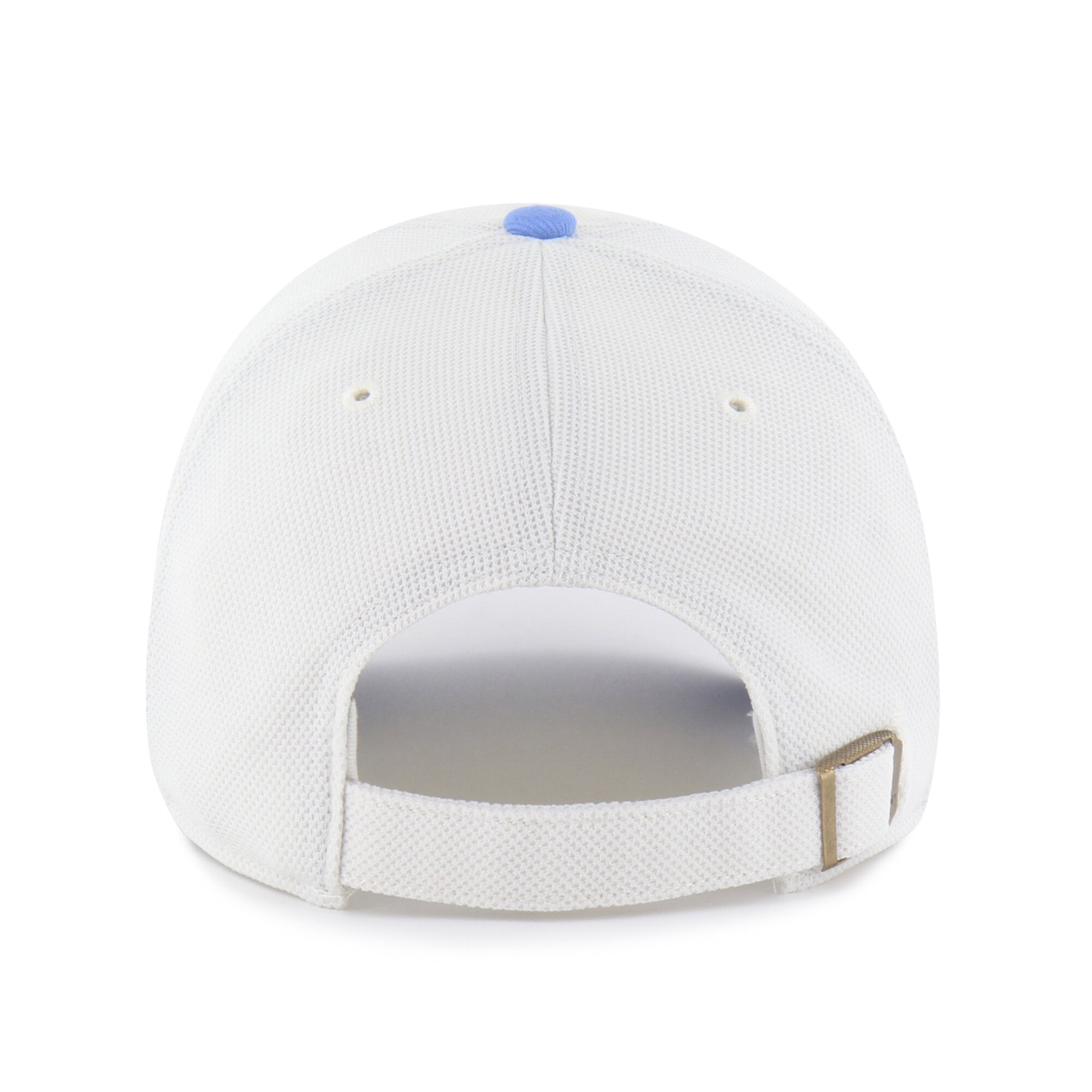 Men's '47 Cream/Light Blue Tennessee Titans Pique Patch Clean Up Adjustable Hat