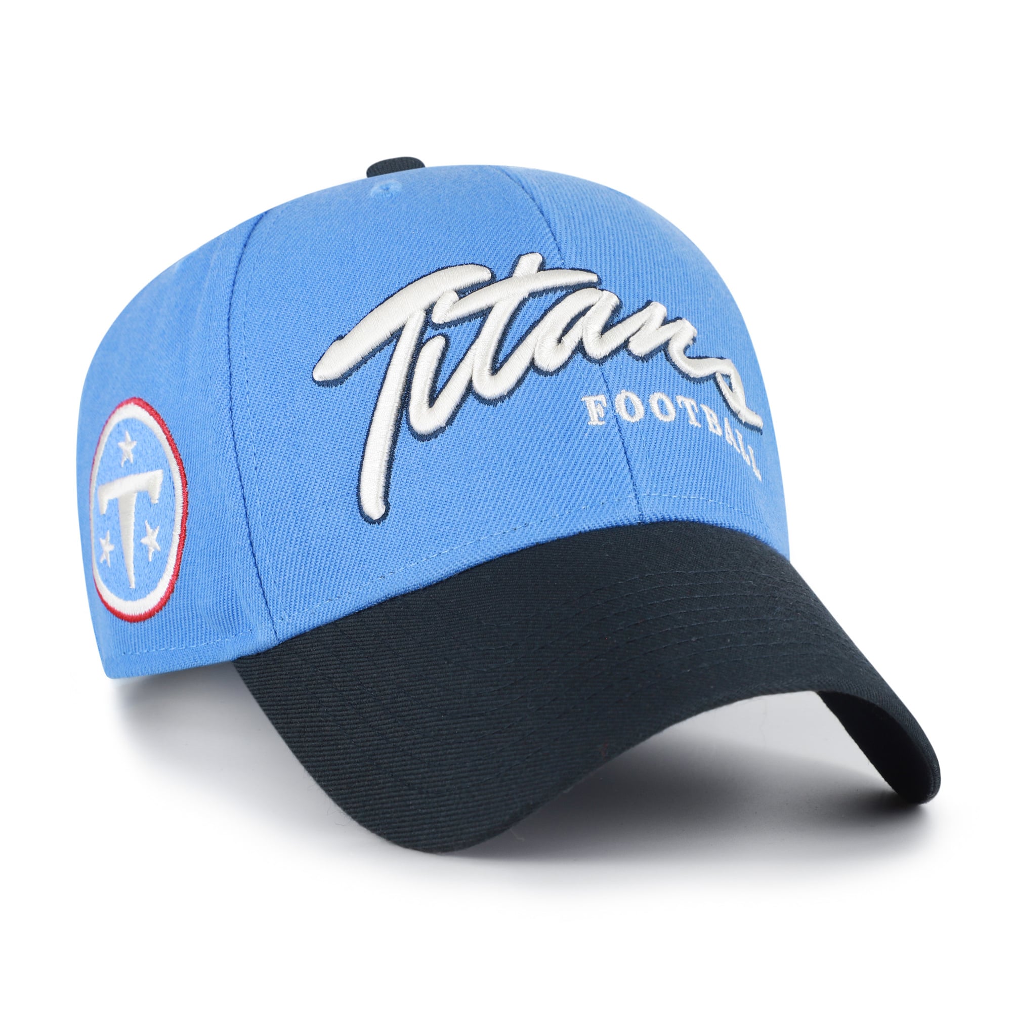 Casquette ajustable rétro MVP des Tennessee Titans, bleu clair, modèle 47