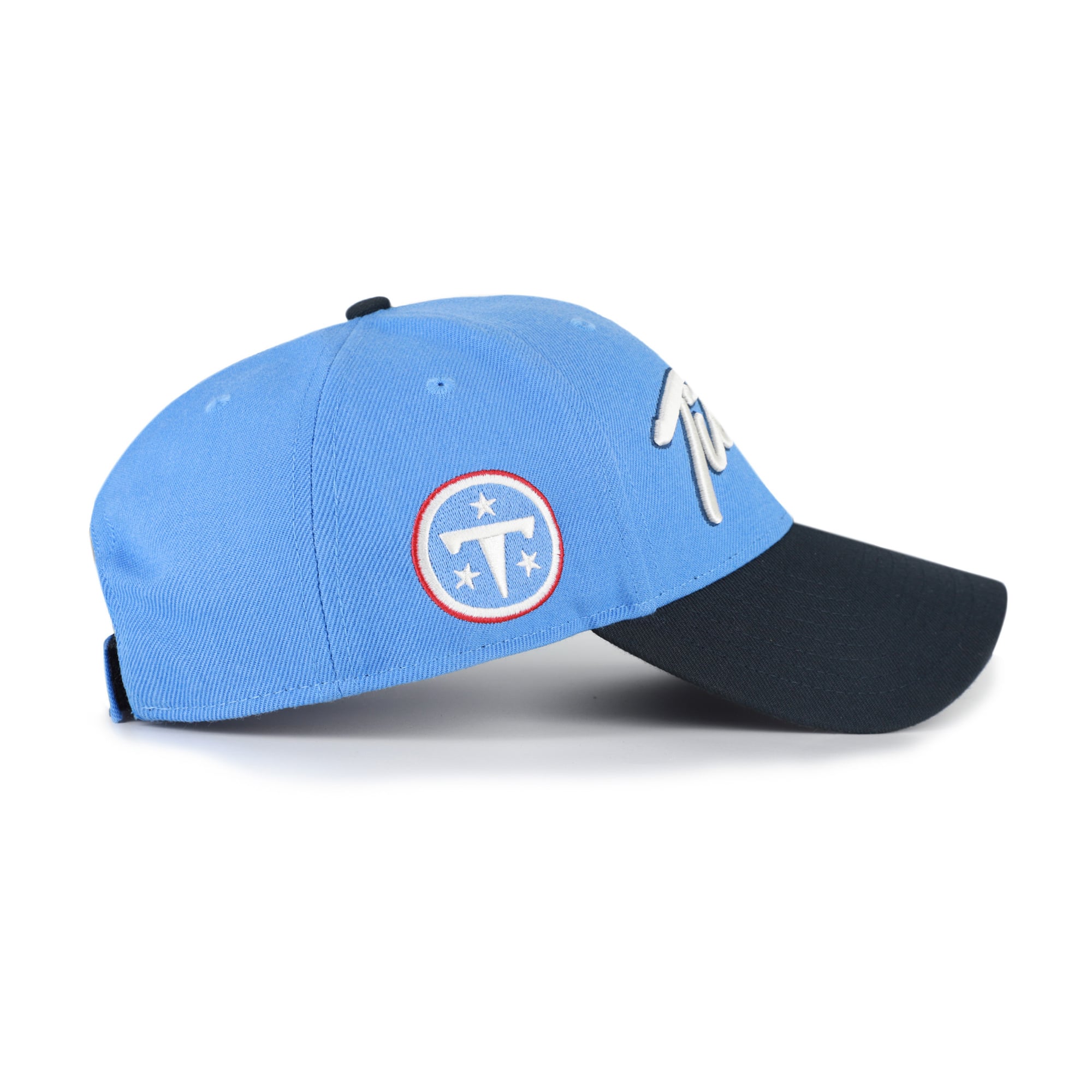Casquette ajustable rétro MVP des Tennessee Titans, bleu clair, modèle 47