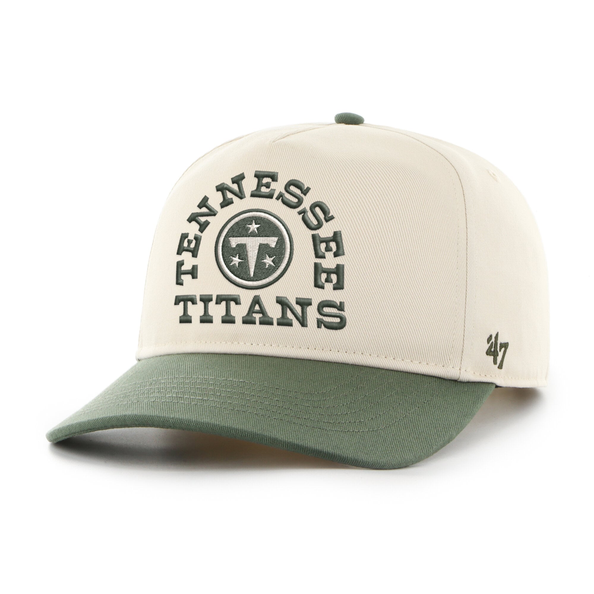 Casquette Ranchero Hitch pour homme, modèle 47, couleur naturelle/olive, Tennessee Titans.