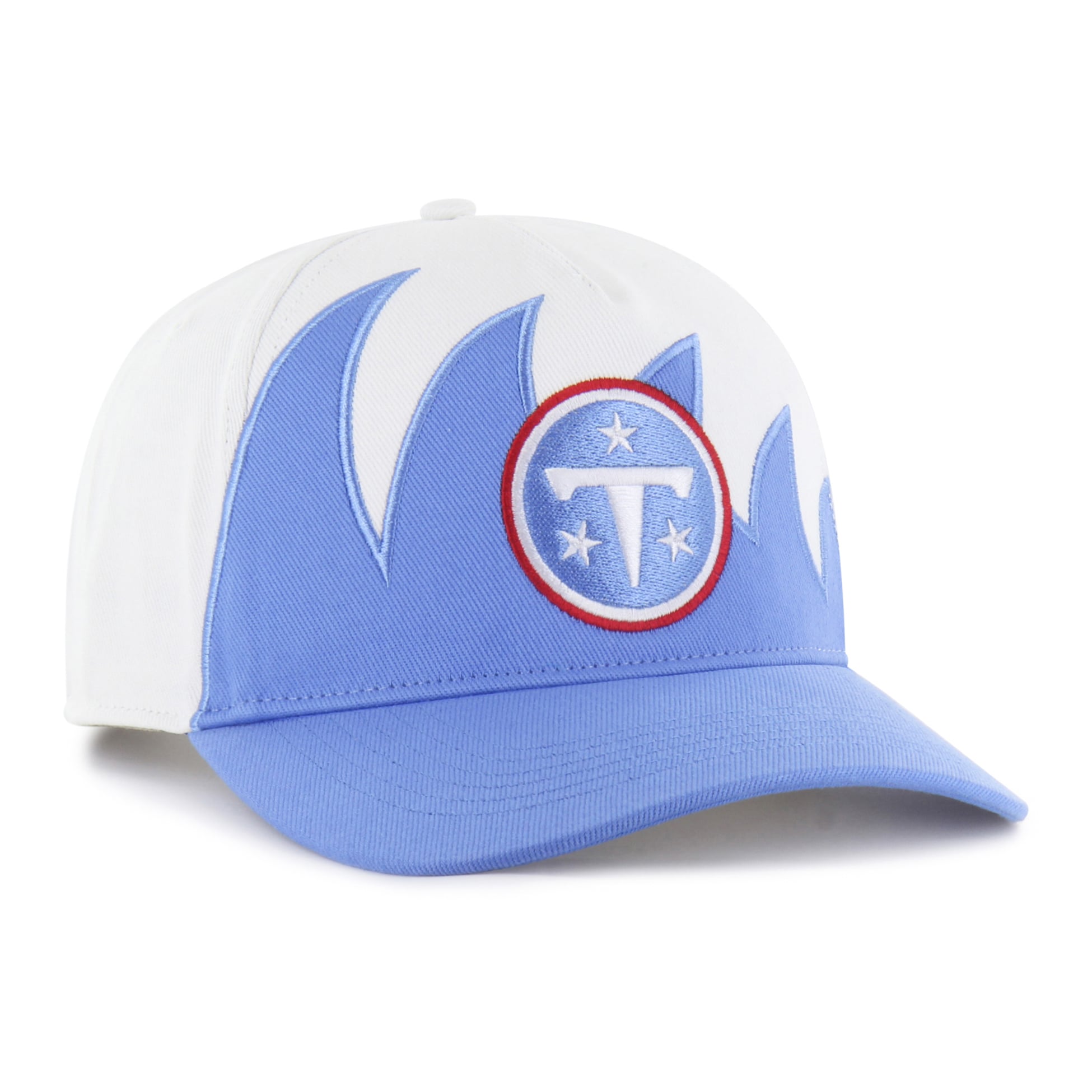 Men's '47 White Tennessee Titans Jagged Hitch Adjustable Hat