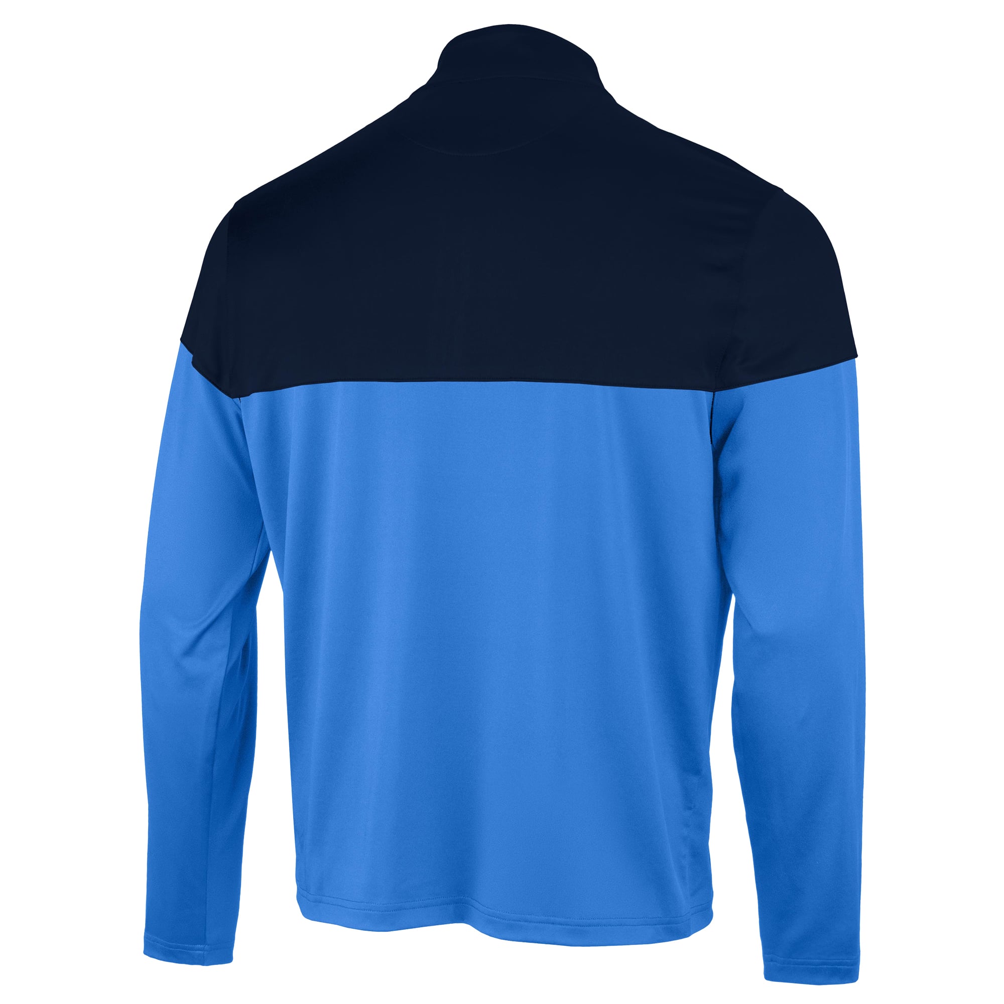 Pull à col zippé Antigua bleu clair/marine Tennessee Titans pour homme