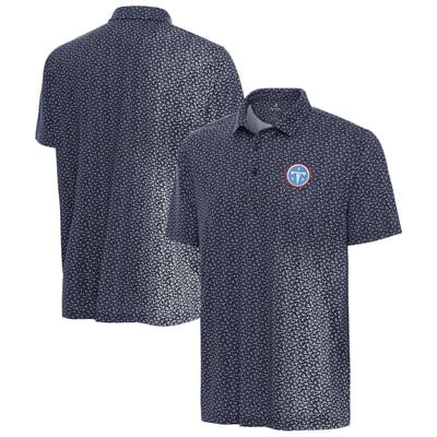 Tennessee Titans Antigua Vigorous Polo - Navy