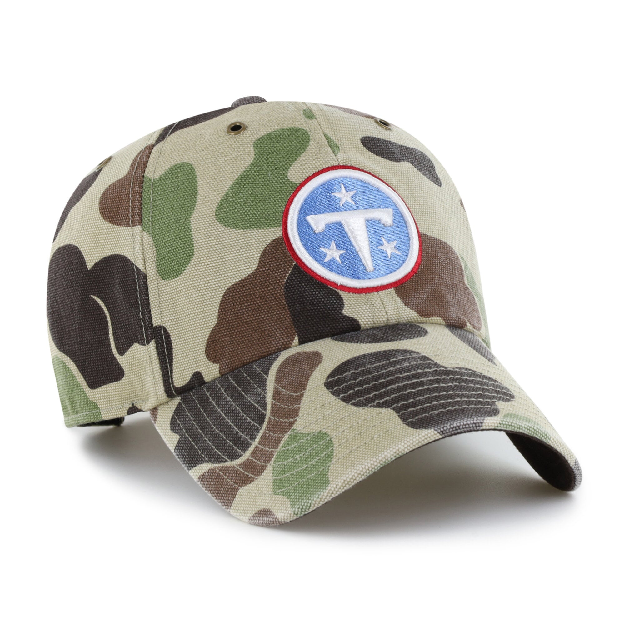 Casquette ajustable Carhartt x '47 Duck Camo Tennessee Titans Clean Up pour homme
