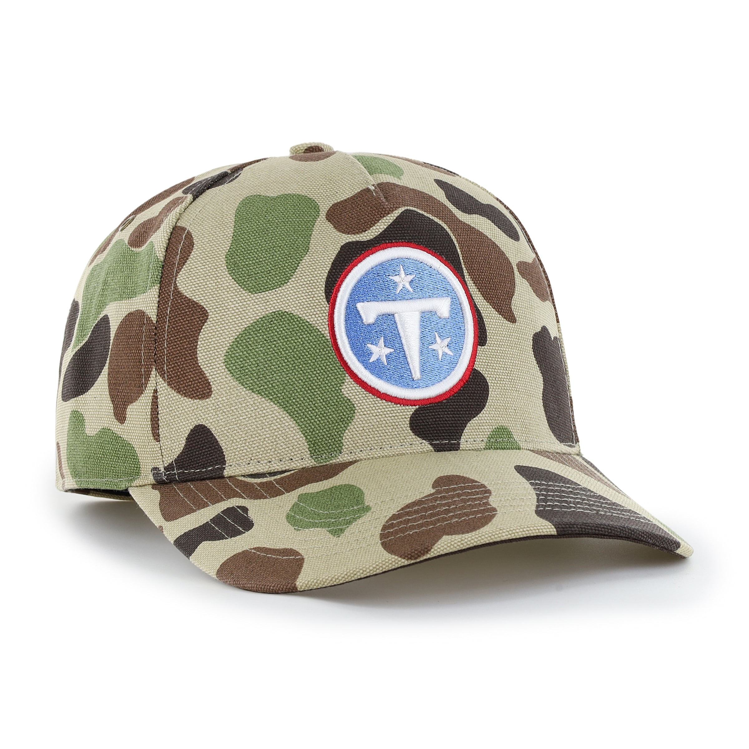 Casquette ajustable Carhartt x '47 Duck Camo Tennessee Titans Hitch pour homme