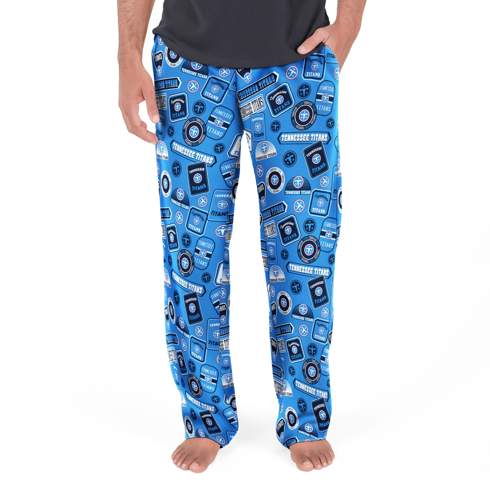 Men's Concepts Sport Light Blue Tennessee Titans Grady Sleep Pants