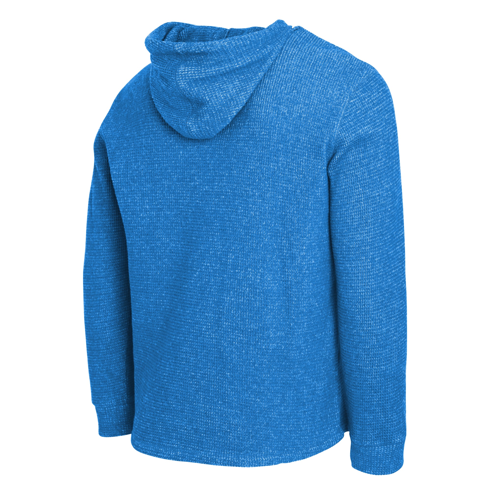 Men's Darius Rucker Collection by Fanatics Light Blue Tennessee Titans Waffle Knit Hooded Tri-Blend Long Sleeve T-Shirt