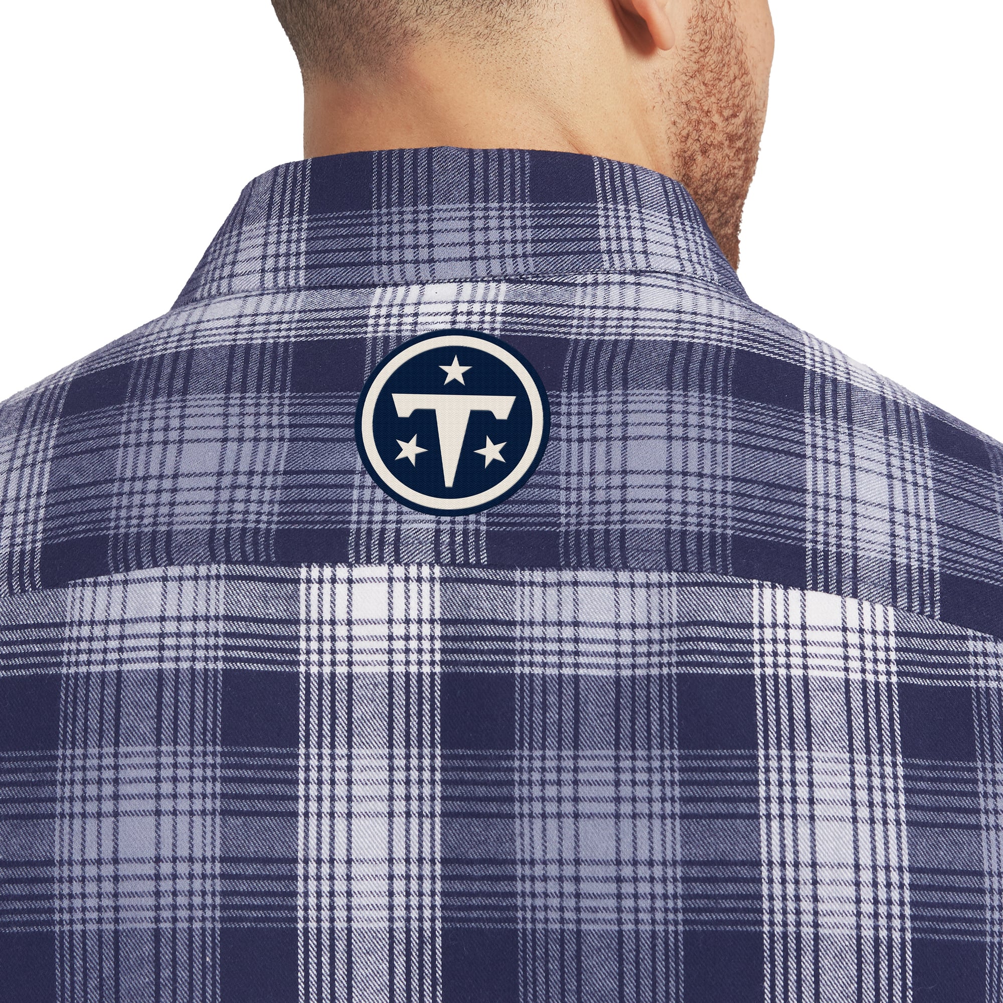 Chemise en flanelle à carreaux bleu marine Tennessee Titans, collection Darius Rucker pour homme par Fanatics