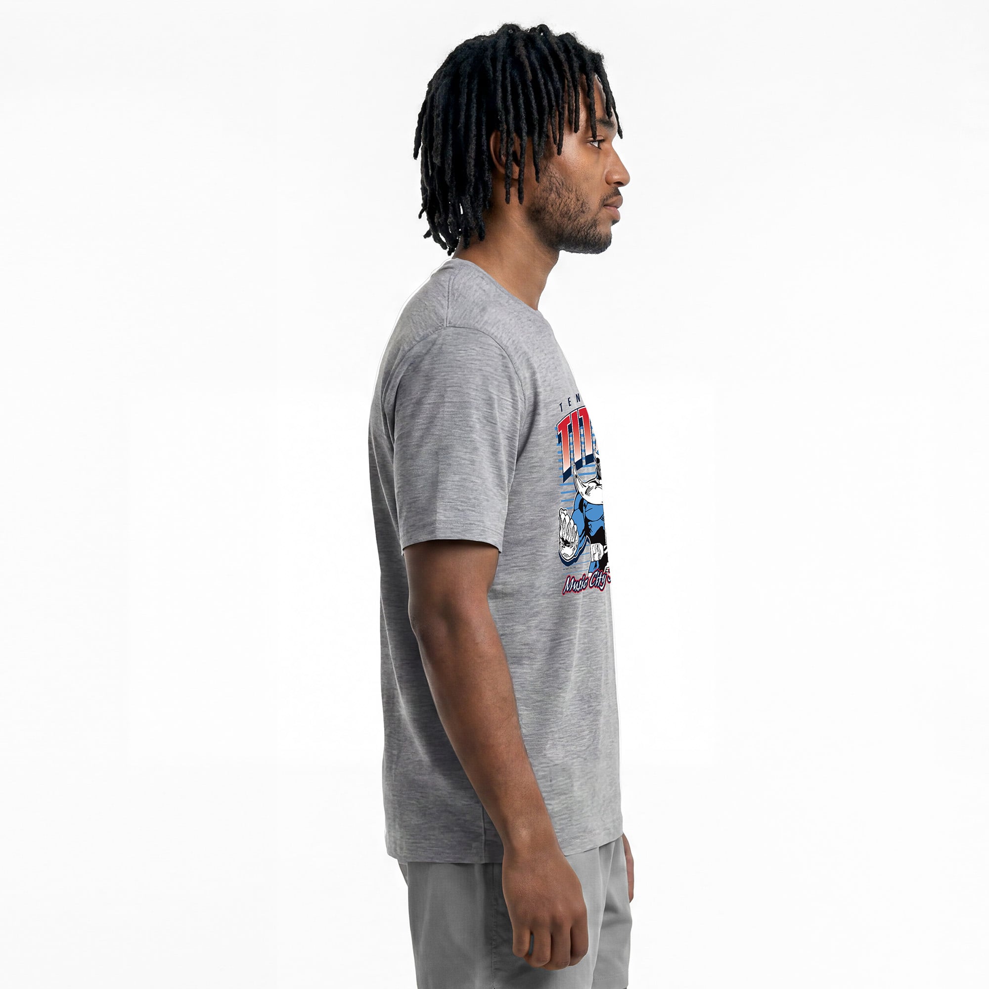 Men's Disney x Champion Gray Tennessee Titans Thanos All-Star T-Shirt