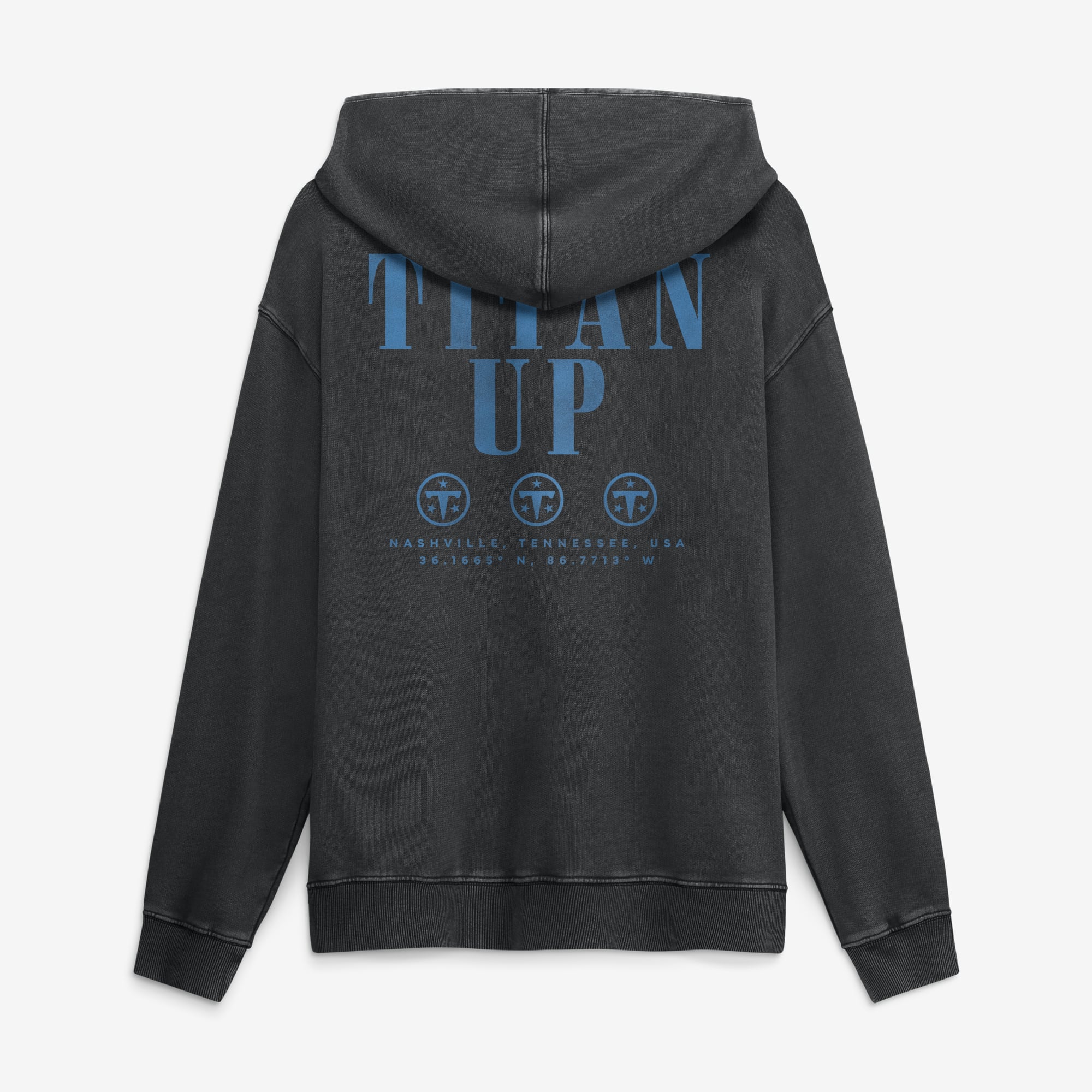 Men's Fanatics Black Tennessee Titans Relaxed Intense Rivalry French Terry Hoodie