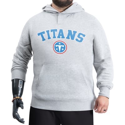 Tennessee Titans G-III Sports by Carl Banks Adaptive Fleece Hoodie - Gray