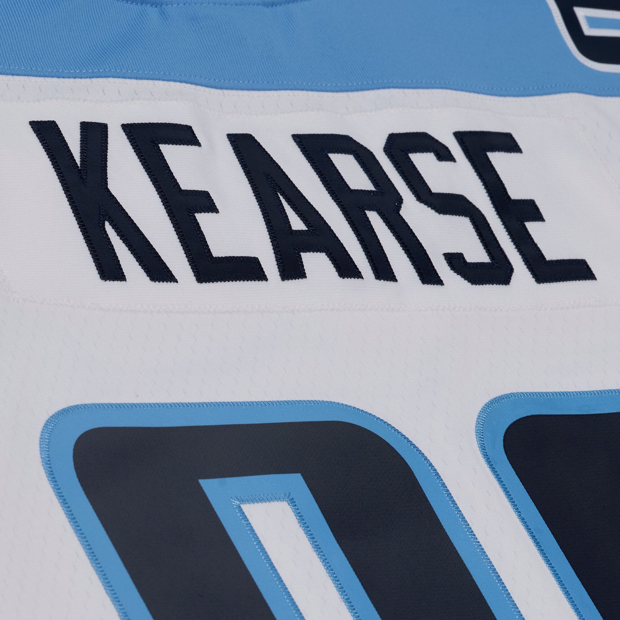 Men's Mitchell & Ness Jevon Kearse White Tennessee Titans Retired Legacy Replica Player Jersey