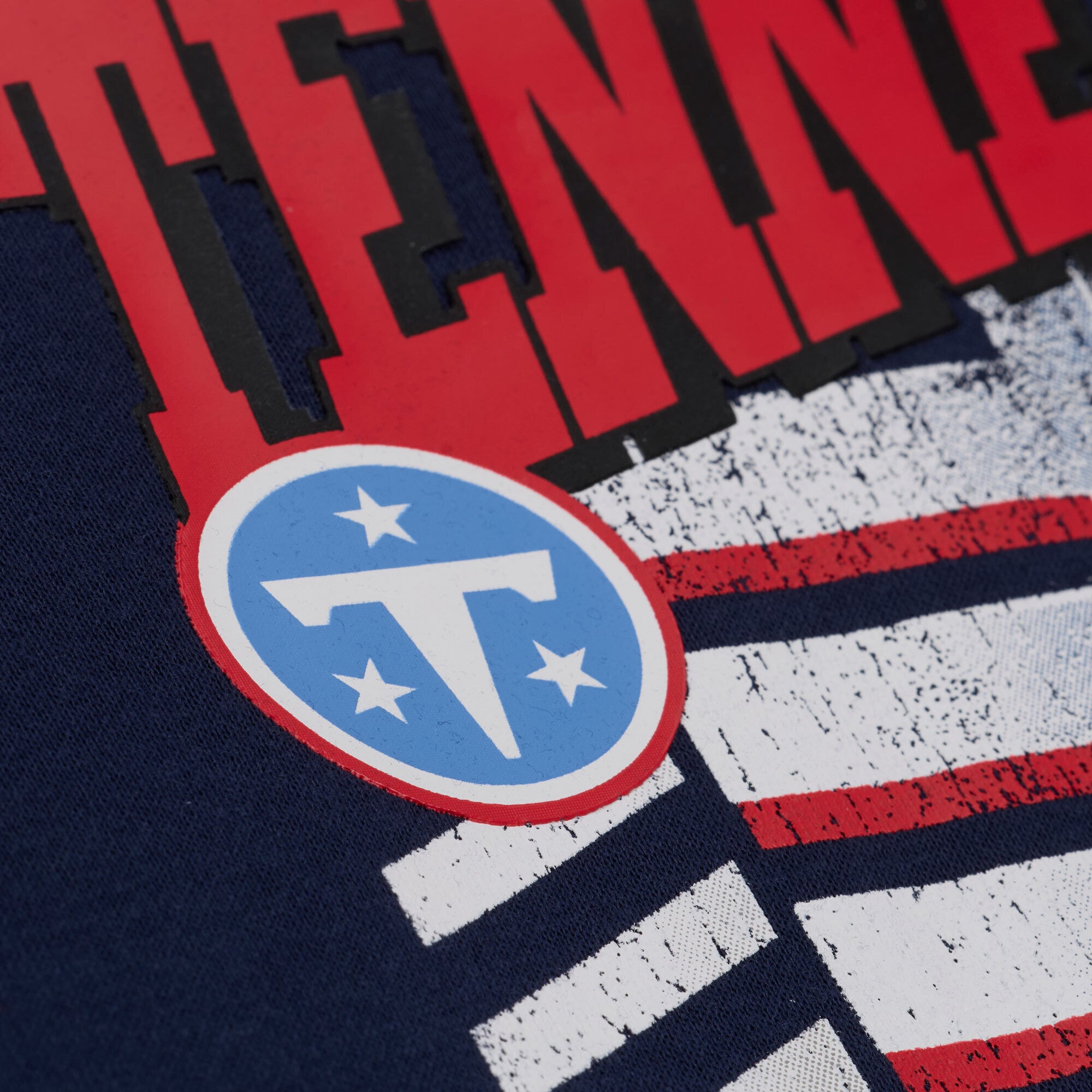 Sweat à capuche en polaire Mitchell & Ness bleu marine Tennessee Titans Core Essentials Street Graphic pour homme