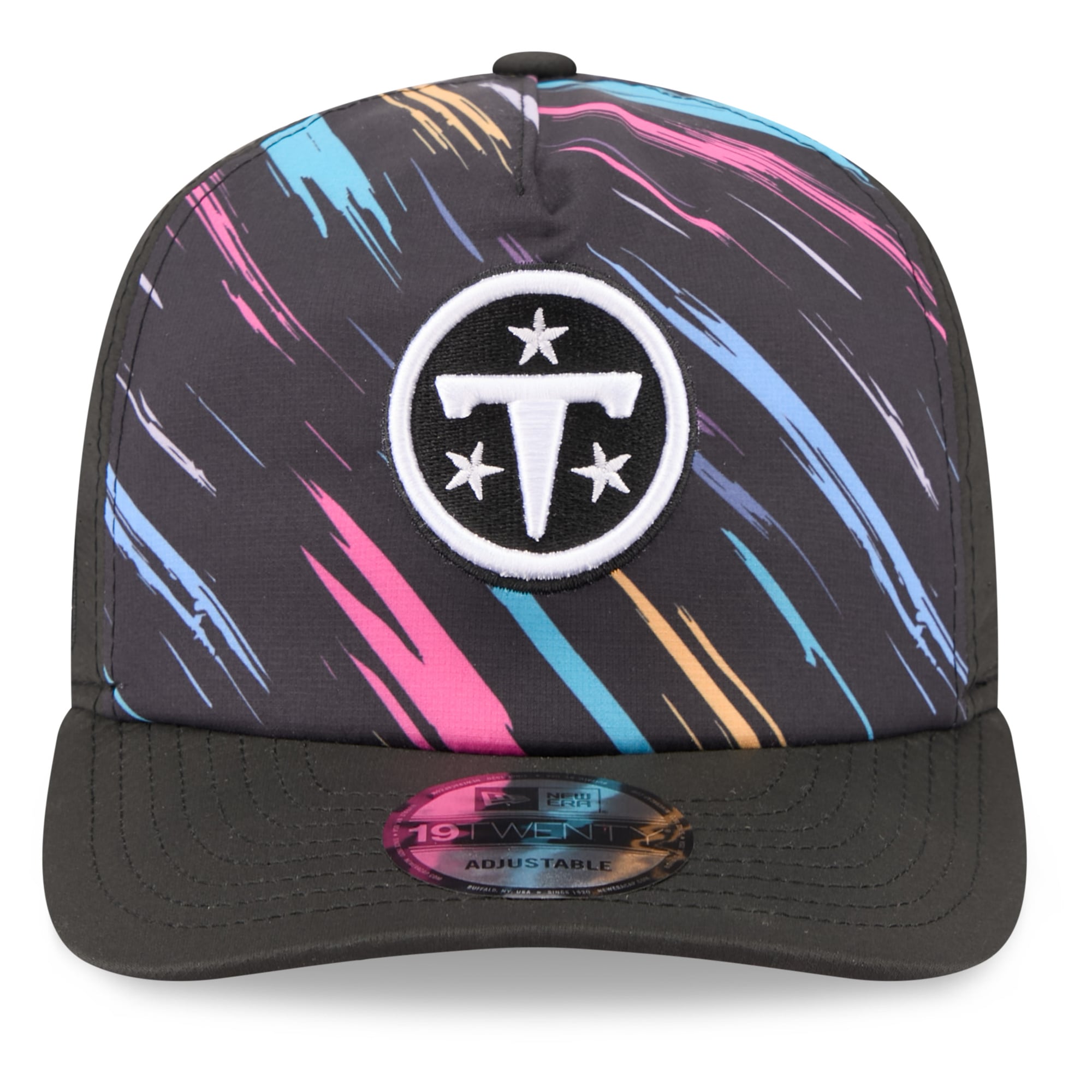 Men's New Era Black Tennessee Titans 2026 NFL Crucial Catch 19TWENTY Adjustable Hat