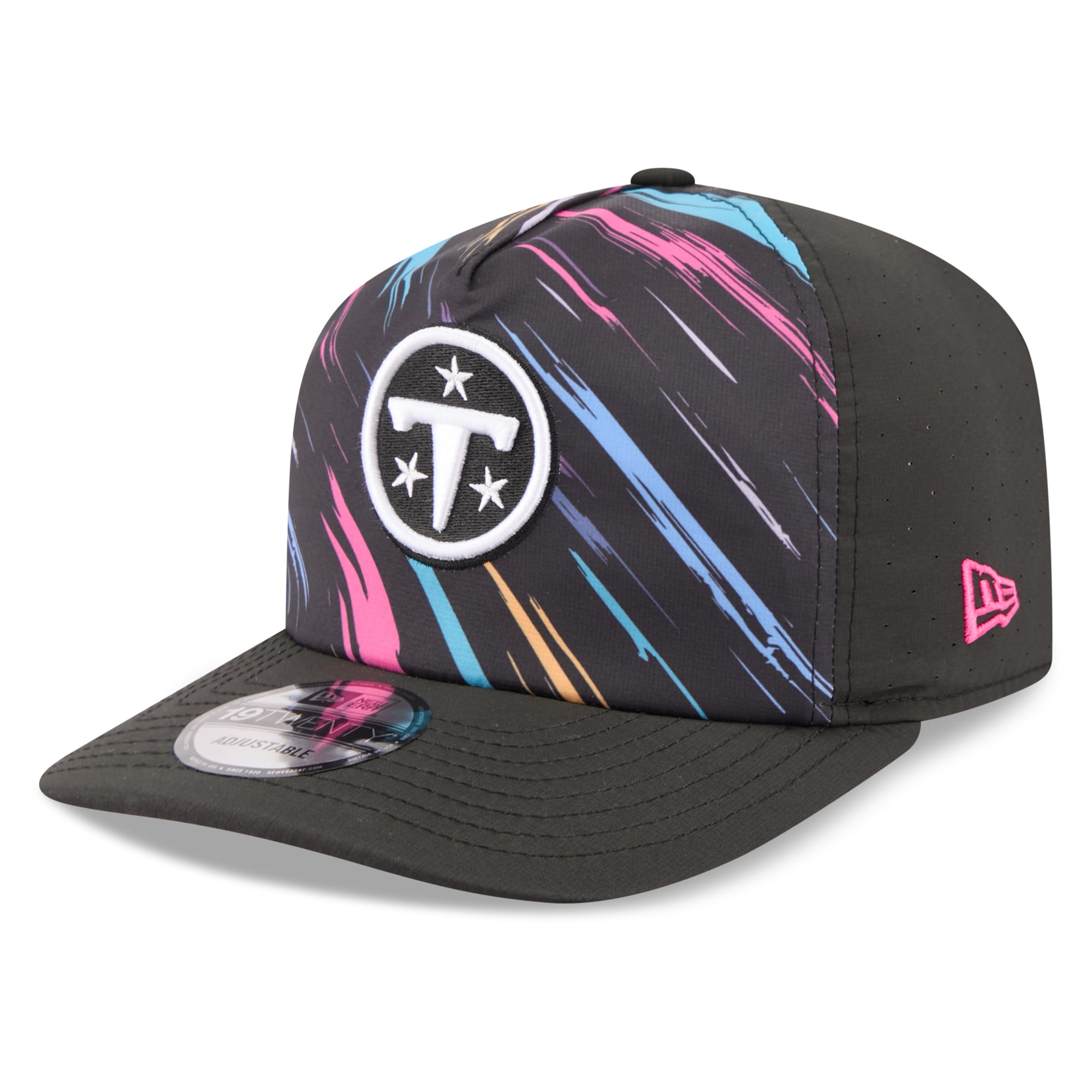 Men's New Era Black Tennessee Titans 2026 NFL Crucial Catch 19TWENTY Adjustable Hat
