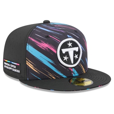 Tennessee Titans New Era 2026 NFL Crucial Catch 59FIFTY Fitted Hat - Black