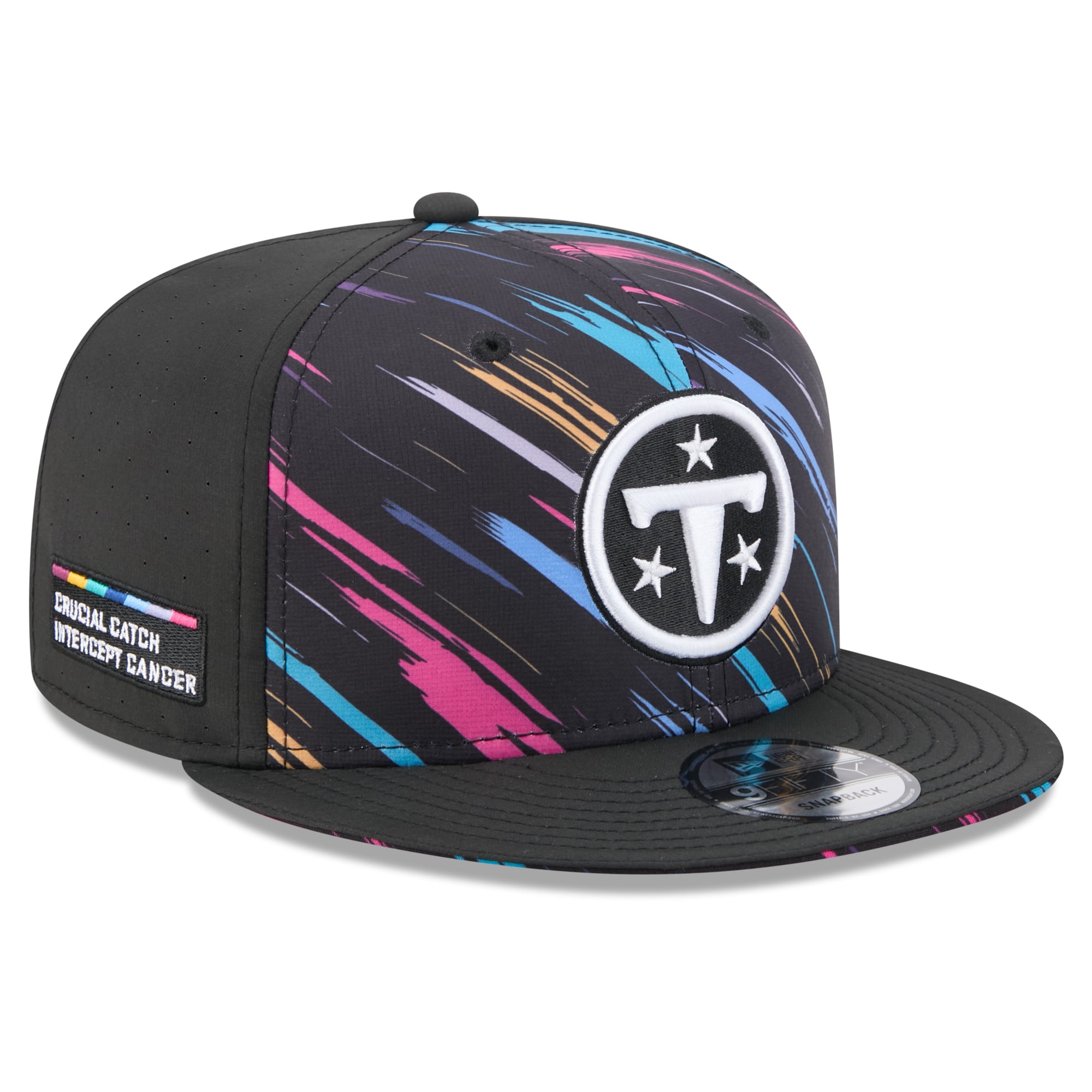 Men's New Era Black Tennessee Titans 2026 NFL Crucial Catch 9FIFTY Snapback Hat