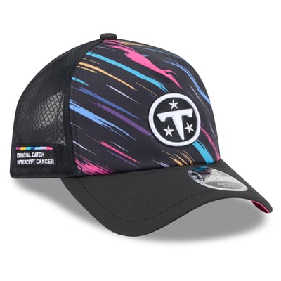 Tennessee Titans New Era 2026 NFL Crucial Catch 9FORTY Apex Adjustable Hat - Black