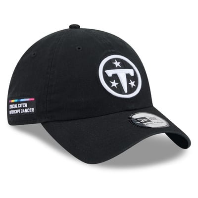 Tennessee Titans New Era 2026 NFL Crucial Catch Casual Classic Adjustable Hat - Black