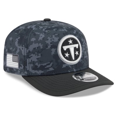 Tennessee Titans New Era 2026 Salute To Service 9SEVENTY Adjustable Hat - Black
