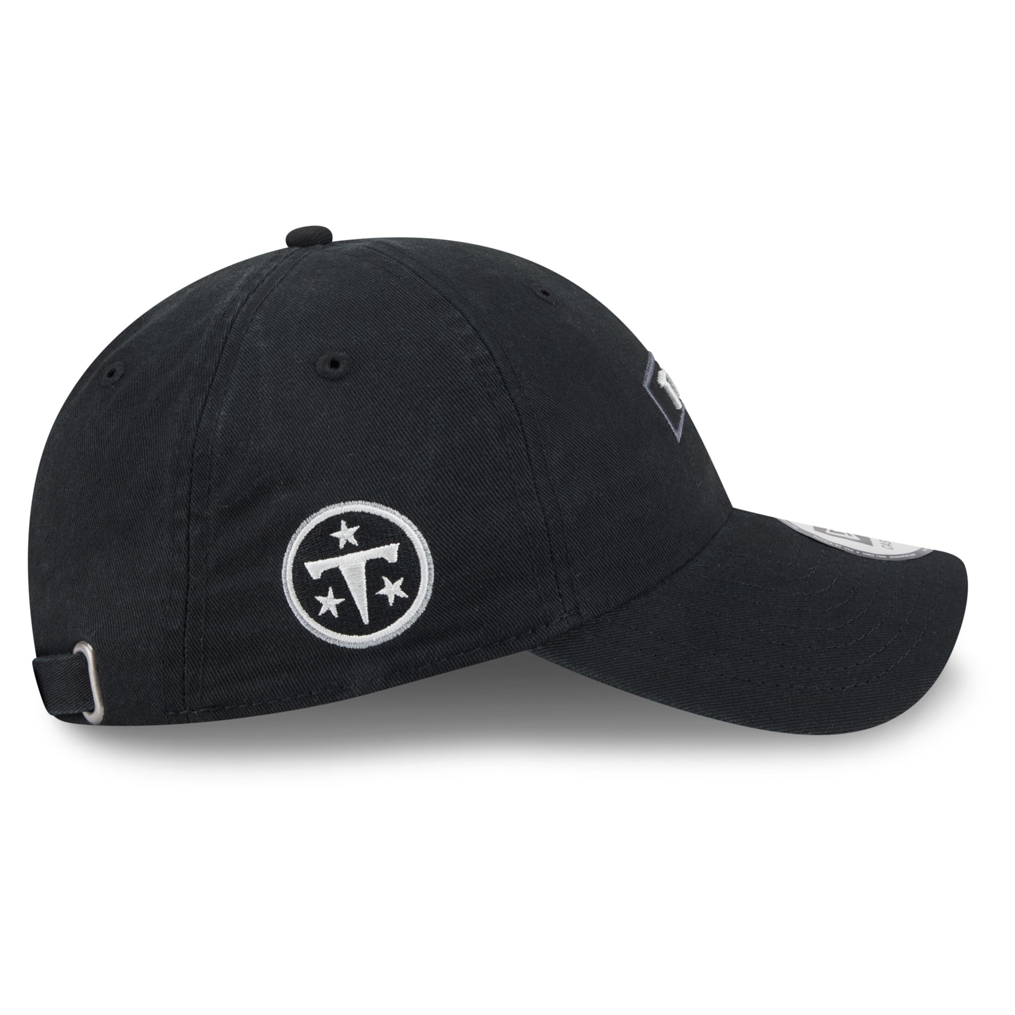 Casquette New Era noire pour homme Tennessee Titans 2026 Salute To Service, style classique décontracté et ajustable
