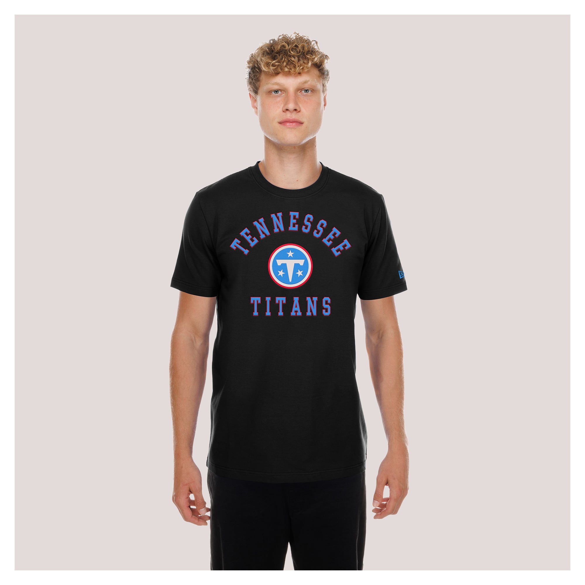 Men's New Era Black Tennessee Titans Functional Fandom T-Shirt