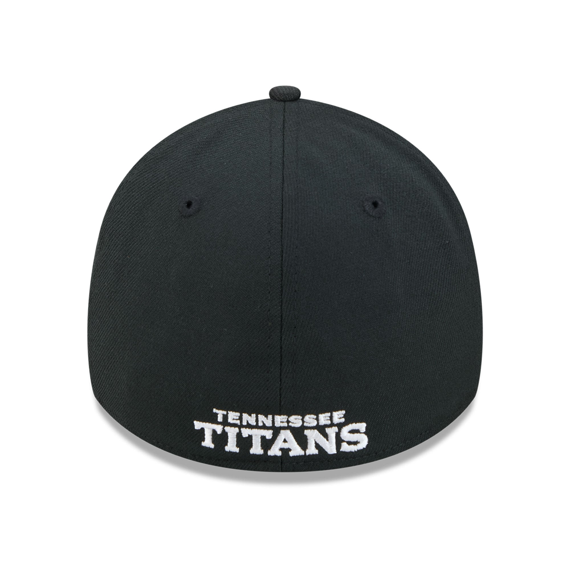 Casquette New Era noire Tennessee Titans Main 39THIRTY Flex pour homme