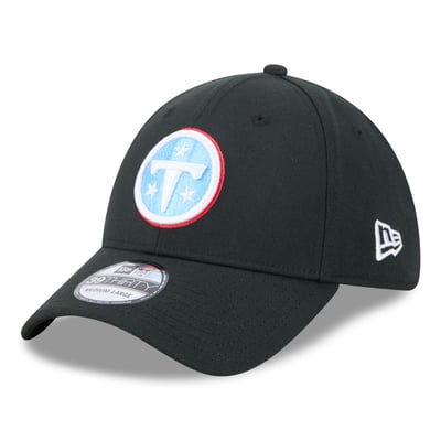 Tennessee Titans New Era Main 39THIRTY Flex Hat - Black