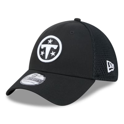 New Era Tennessee Titans Black Main Neo 39THIRTY Flex Hat