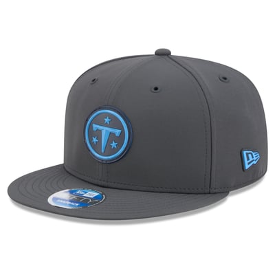 Tennessee Titans New Era 2026 Sideline Cold Weather  9FIFTY Snapback Hat - Charcoal