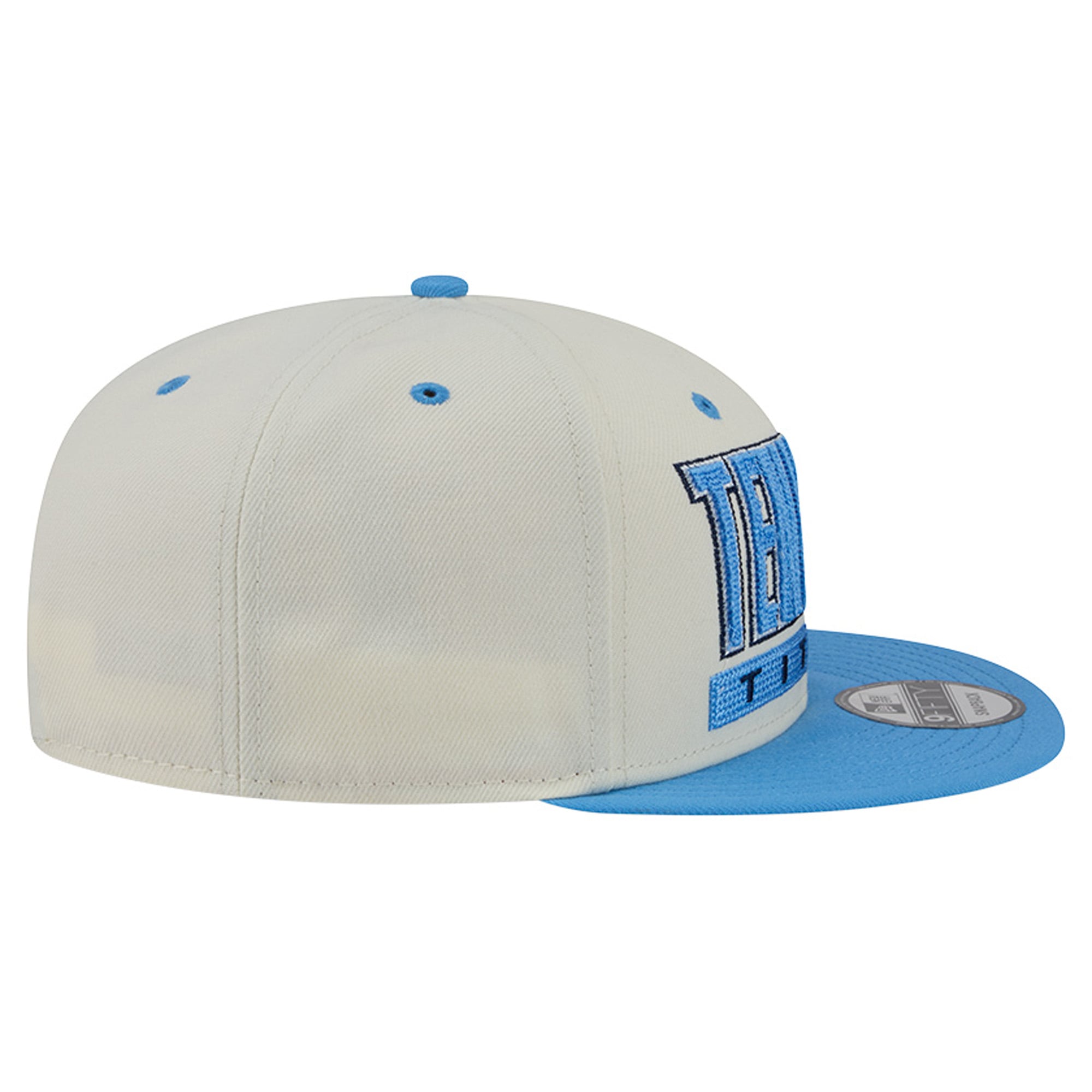 Men's New Era Cream/Light Blue Tennessee Titans Classic 9FIFTY Snapback Hat
