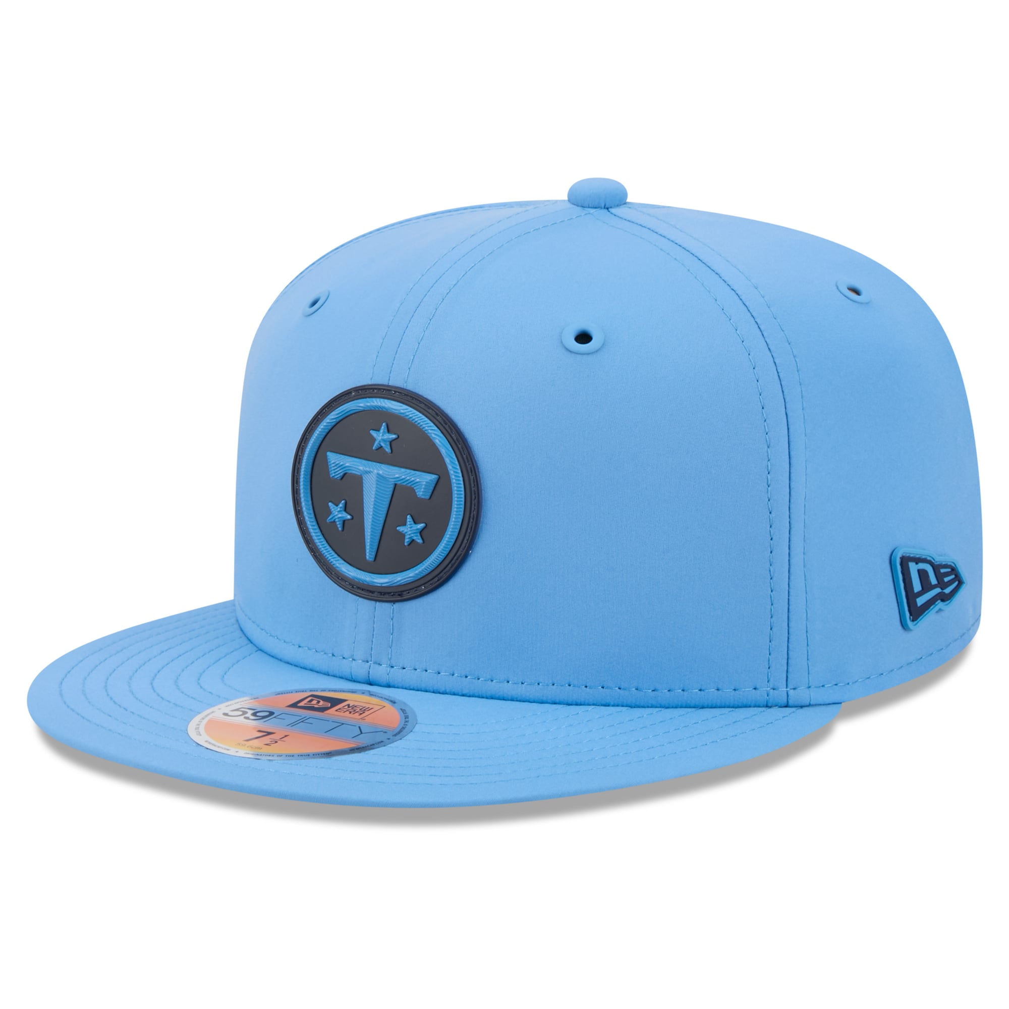 Men's New Era Light Blue Tennessee Titans 2026 Sideline 59FIFTY Fitted Hat