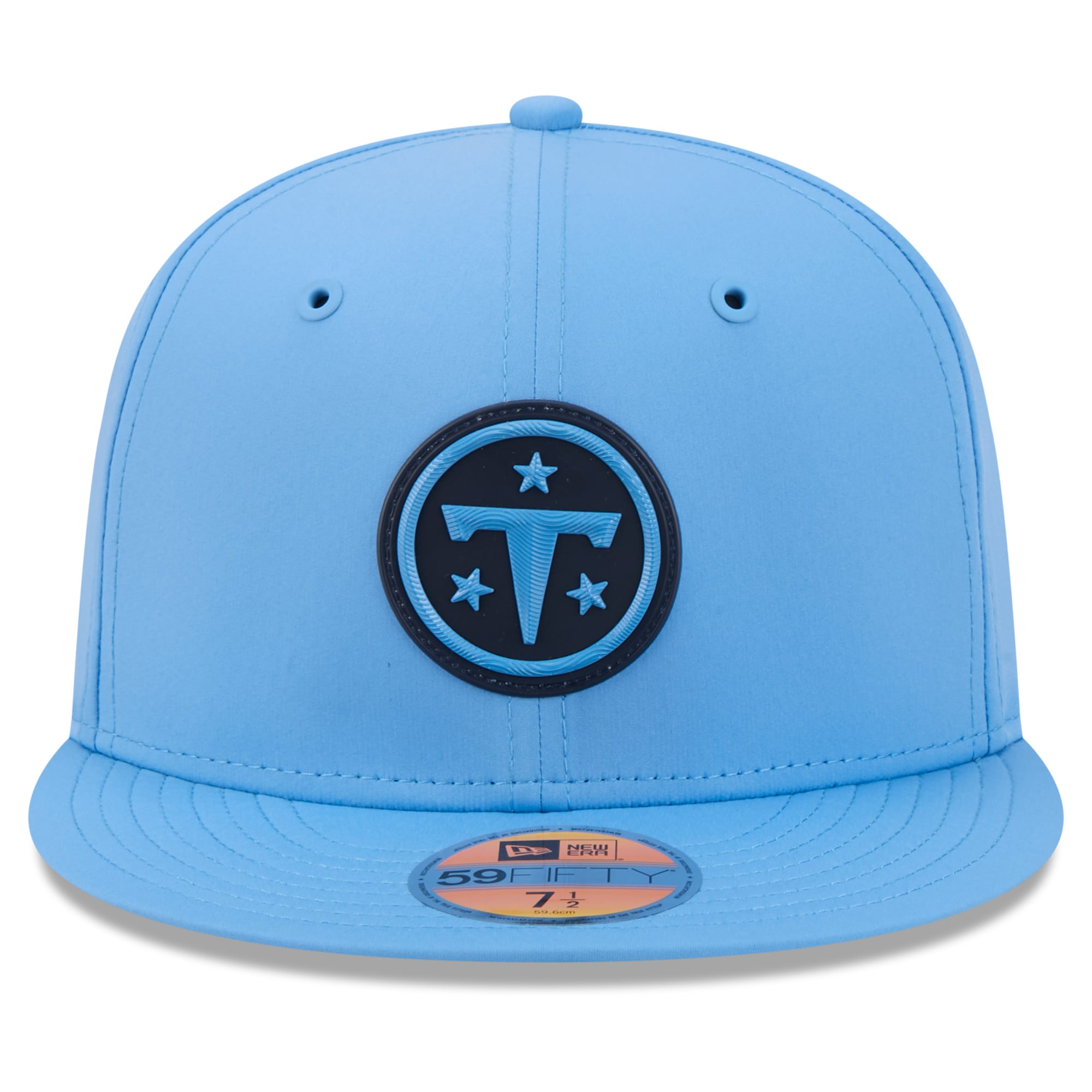 Men's New Era Light Blue Tennessee Titans 2026 Sideline 59FIFTY Fitted Hat