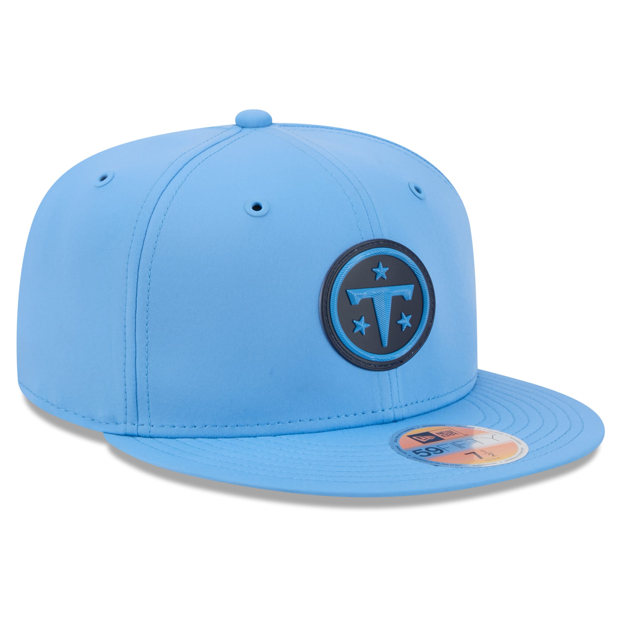 Men's New Era Light Blue Tennessee Titans 2026 Sideline 59FIFTY Fitted Hat