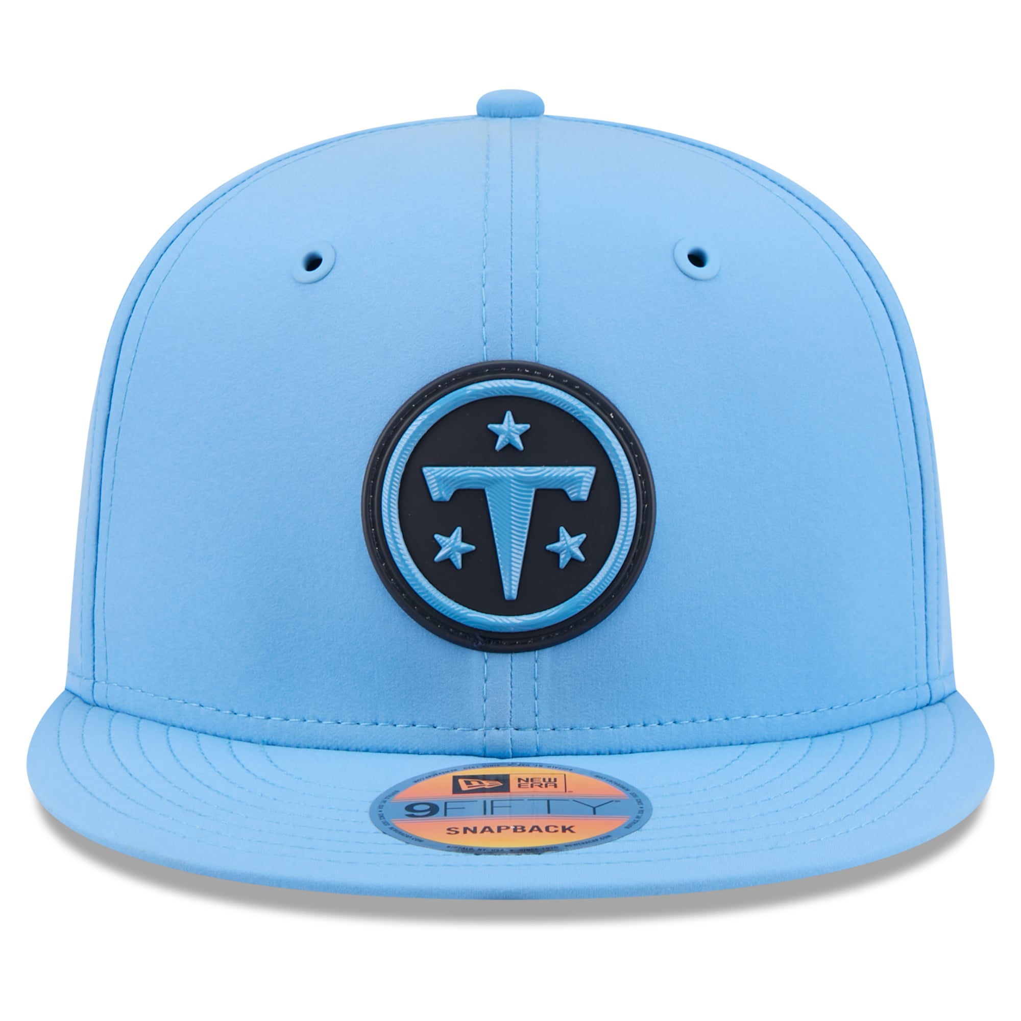 Men's New Era Light Blue Tennessee Titans 2026 Sideline 9FIFTY Snapback Hat