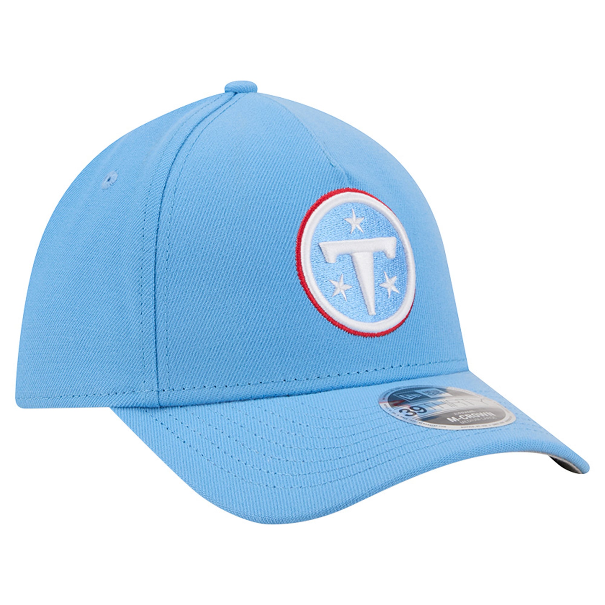 Casquette extensible New Era bleu clair Tennessee Titans 39THIRTY M-Crown pour homme
