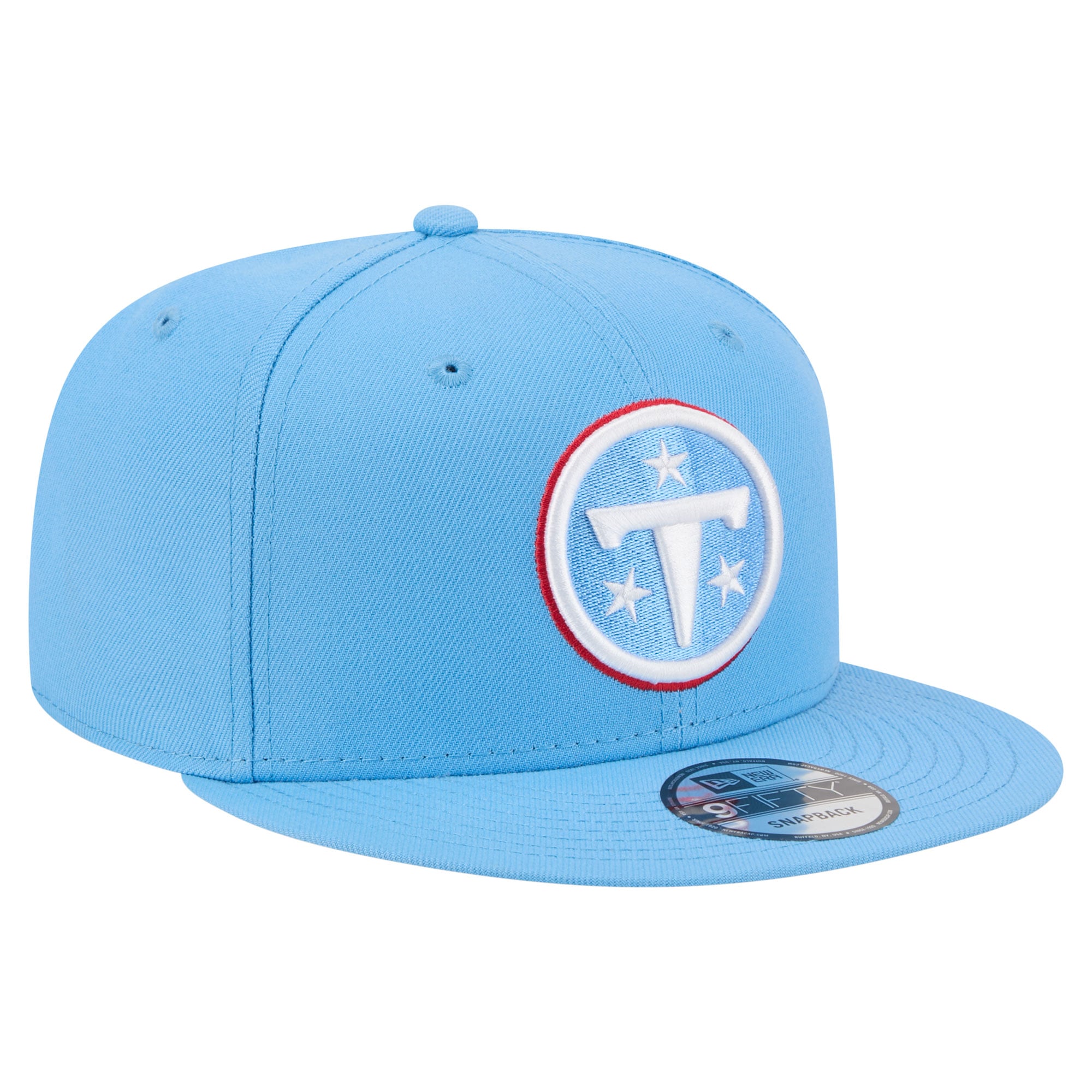 Casquette snapback New Era Core 9FIFTY bleu clair pour homme, Tennessee Titans.