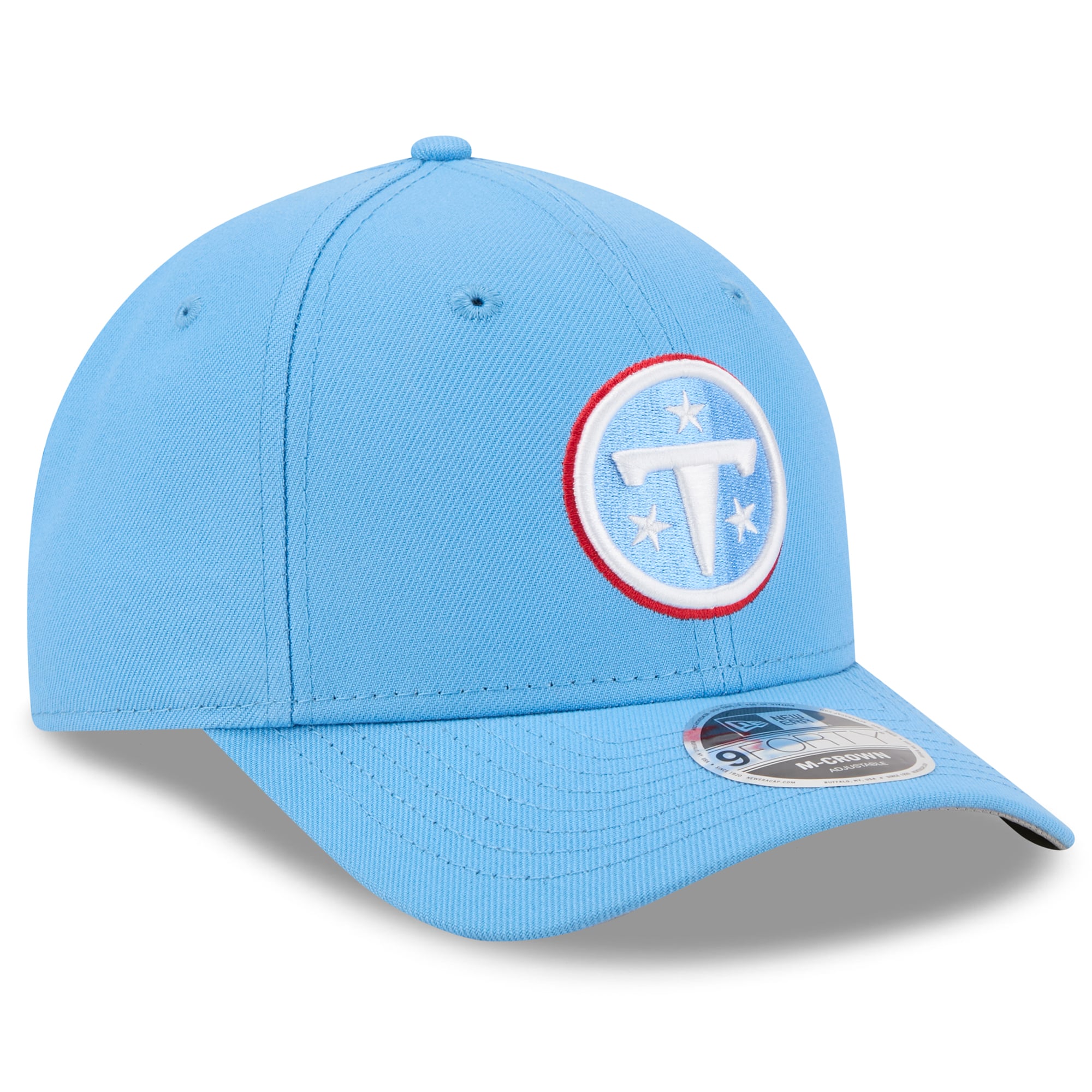 Men's New Era Light Blue Tennessee Titans 9FORTY Adjustable Hat